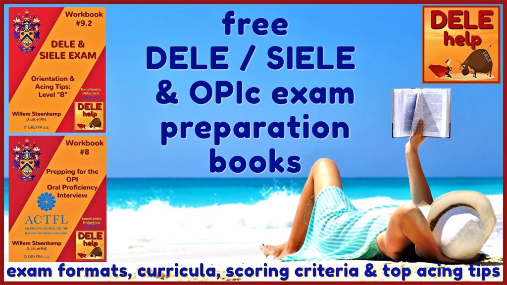 DELEhelp free sample DELE SIELE OPI workbooks